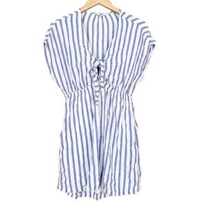 Rails Charlotte Grenadines Stripe Blue White Dress Sz S